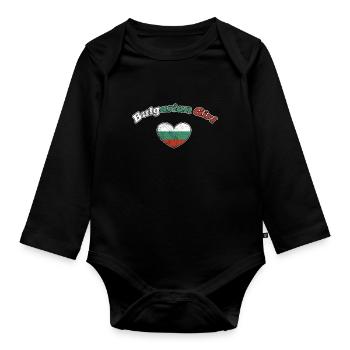 Bulgarin - Baby Bio-Langarm-Body - Schwarz - Vorne