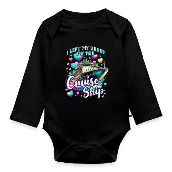Cruise Crusader Crusader - Organic Longsleeve Baby Bodysuit - black - Front