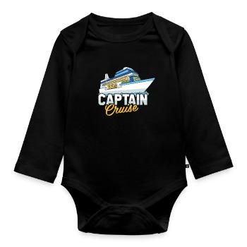 Kreuzfahrt - Baby Bio-Langarm-Body - Schwarz - Vorne