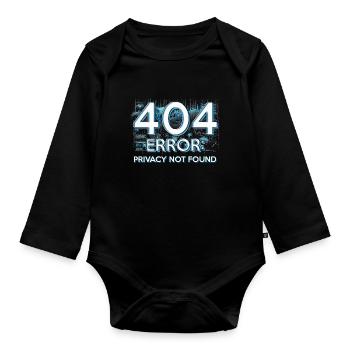 Penetrationstester Penetration Tester - Baby Bio-Langarm-Body - Schwarz - Vorne