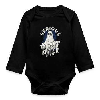 Appât fantôme Serious Ghost Baiter Vibes - Body Bébé bio manches longues - noir - Devant