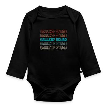 Enseignant de maternelle Assistante maternelle Kader - Body Bébé bio manches longues - noir - Devant