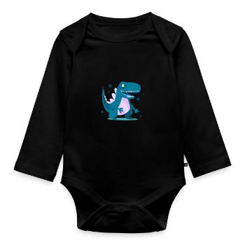 Dragon Dragon Enfant Enfants - Body Bébé bio manches longues - noir - Devant