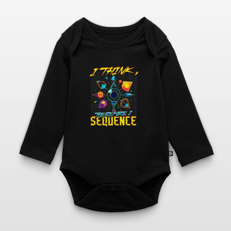 Analyste en bioinformatique Think Therefore I Sequence Body Bébé bio manches longues