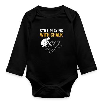 Forensics Forensic Experts - Organic Longsleeve Baby Bodysuit - black - Front