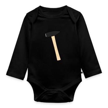 Hammer - Baby Bio-Langarm-Body - Schwarz - Vorne