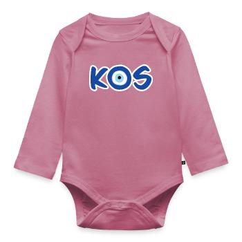 Nazar - Kos - Organic Longsleeve Baby Bodysuit - mauve - Front