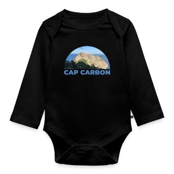 Cap Carbon à Béjaia - Body Bébé bio manches longues - noir - Devant