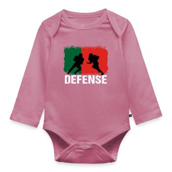 American Football Portugal Defense - Baby Bio-Langarm-Body - Mauve - Vorne