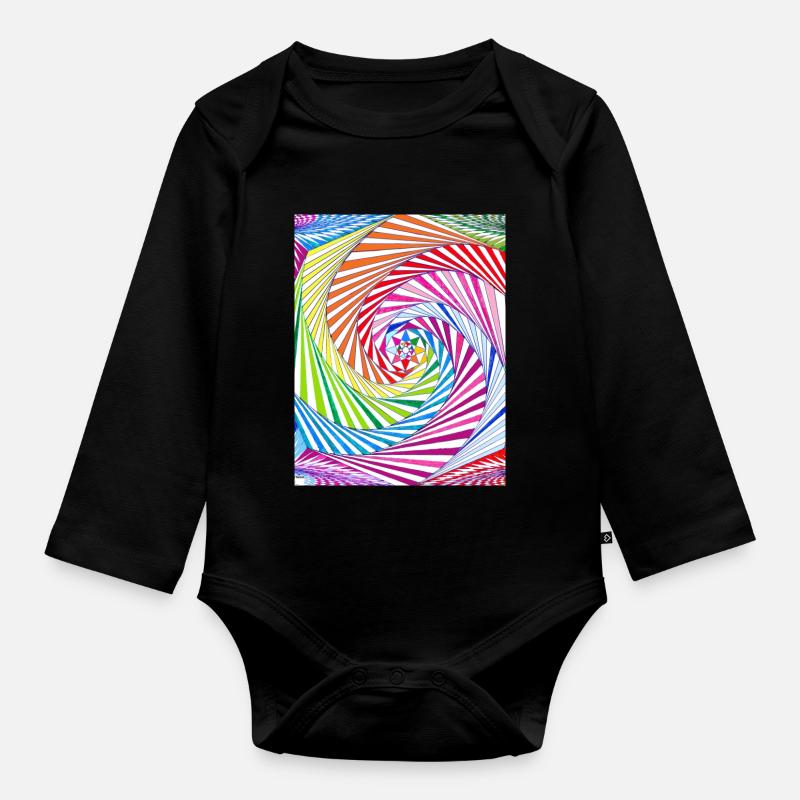 LMNArt - Body Bébé bio manches longues - noir