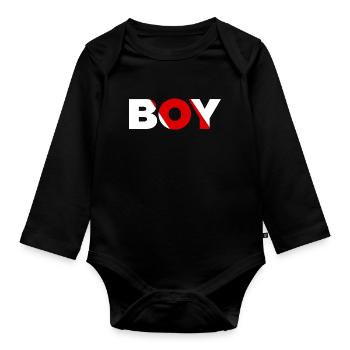 Gaming Experiences - Boy Bright - Baby Bio-Langarm-Body - Schwarz - Vorne