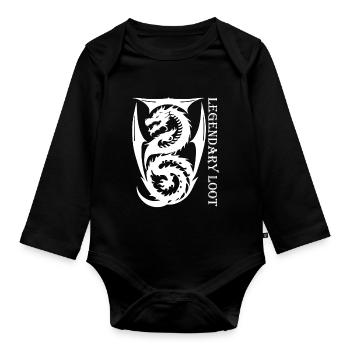 Legendary Loot - Black Edition - Baby Bio-Langarm-Body - Schwarz - Vorne