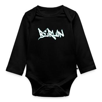 Berlin - Baby Bio-Langarm-Body - Schwarz - Vorne