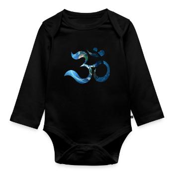 GOA - Baby Bio-Langarm-Body - Schwarz - Vorne