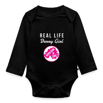 Northern Ireland - Organic Longsleeve Baby Bodysuit - black - Front