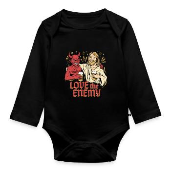 Occultism Demonology Tarot - Organic Longsleeve Baby Bodysuit - black - Front