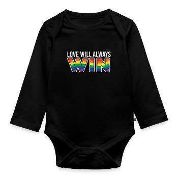 lgBT - Baby Bio-Langarm-Body - Schwarz - Vorne