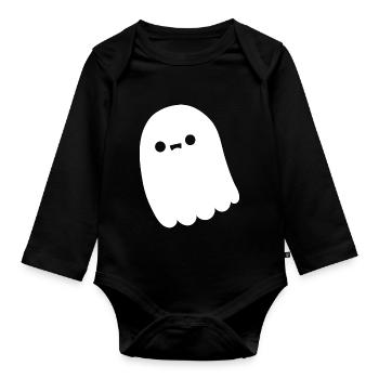Geist - Baby Bio-Langarm-Body - Schwarz - Vorne