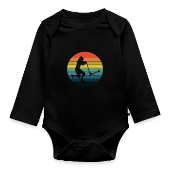 Scooter Scooter Roller Stunts Skatepark Trottinette - Body Bébé bio manches longues - noir - Devant