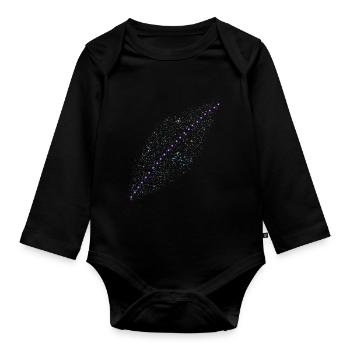 starlink Space Internet - Body Bébé bio manches longues - noir - Devant