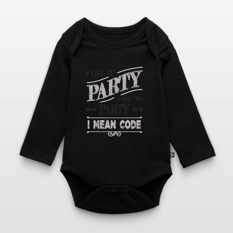 computer programming quote statement Baby Bio-Langarm-Body