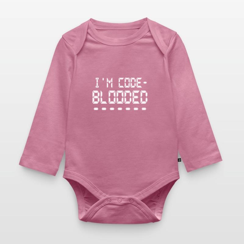 Programmation informatique Je suis programmeur Code Blooded Body Bébé bio manches longues