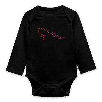 Tauchen Scuba Tauchen Diver Plongée sous-marine - Body Bébé bio manches longues - noir - Devant