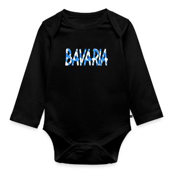 Bavaria - Baby Bio-Langarm-Body - Schwarz - Vorne
