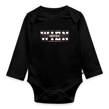 Vienne - Body Bébé bio manches longues - noir - Devant