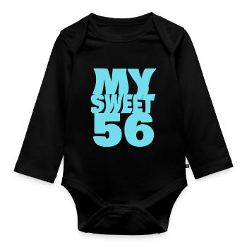 Sucré 56 - Body Bébé bio manches longues - noir - Devant