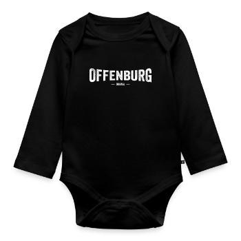 Offenburg Original - Baby Bio-Langarm-Body - Schwarz - Vorne