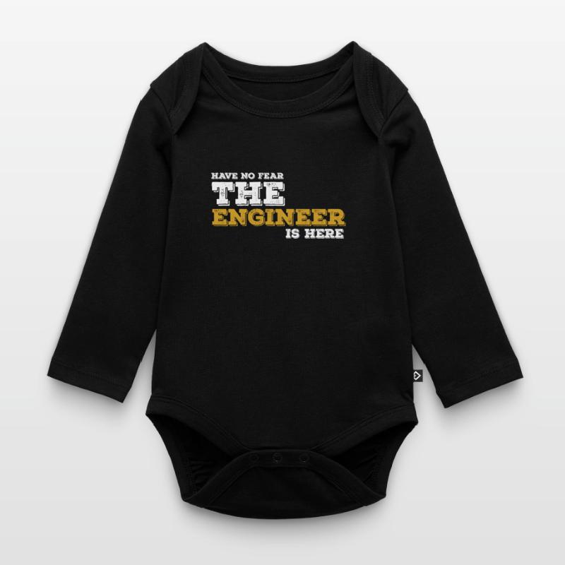 Engineer engineer technician gift idea Organic Longsleeve Baby Bodysuit