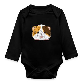 Cute Animals - Baby Bio-Langarm-Body - Schwarz - Vorne
