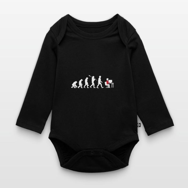ITler IT Informatik Nerd Geschenk Computer Baby Bio-Langarm-Body
