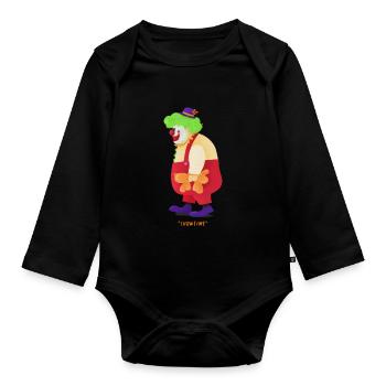 Carnaval Carnaval Clown Helau Alaaf Cadeau - Body Bébé bio manches longues - noir - Devant