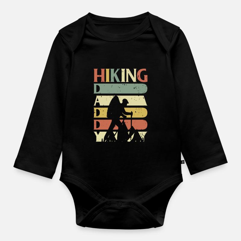 RADKING DADDY - Body Bébé bio manches longues - noir