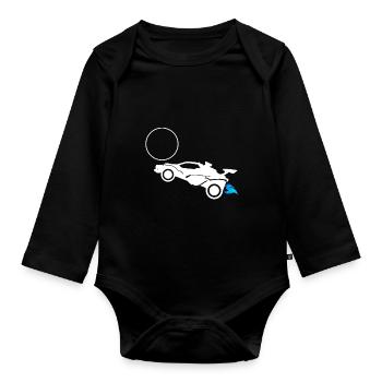 Octane Rocket Soccer League Gamer Rocketeer - Body Bébé bio manches longues - noir - Devant