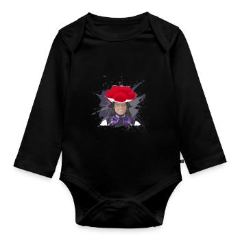 Forêt Noire Bollenhut Forêt Noire - Body Bébé bio manches longues - noir - Devant