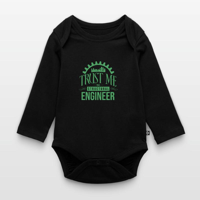 Building structural engineer structural engineer structural engineering Organic Longsleeve Baby Bodysuit
