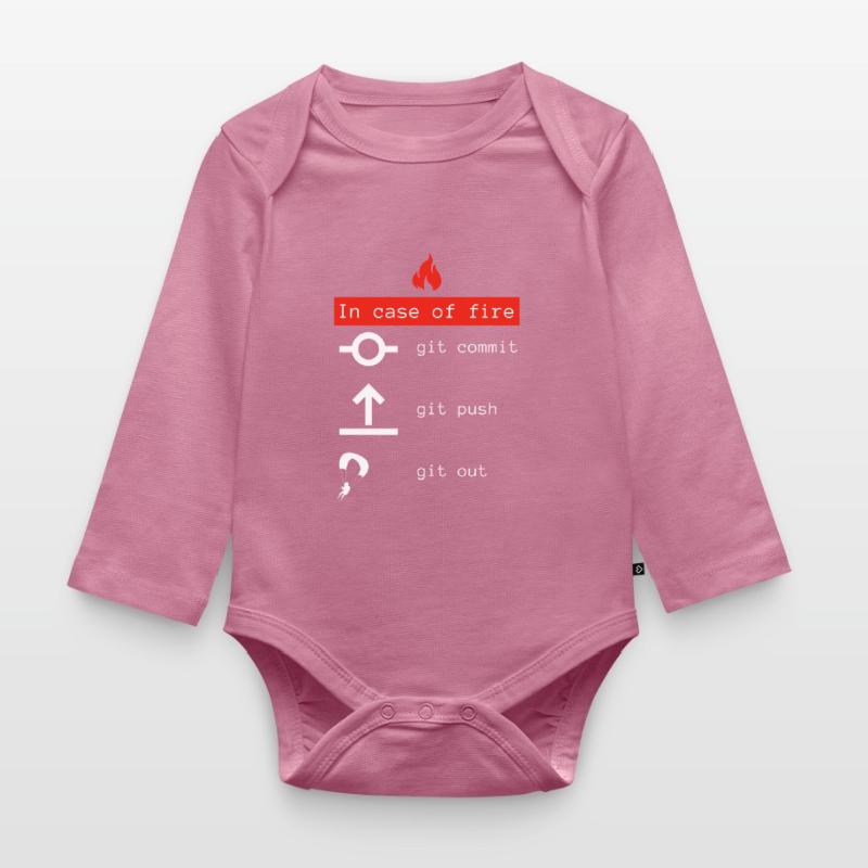 Programmer coder gift idea Organic Longsleeve Baby Bodysuit