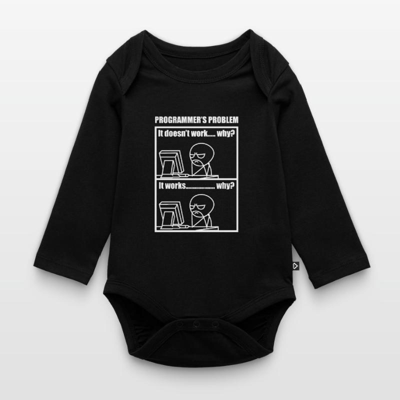 Programmers Problem Meme Programming Sysop Nut Gee Organic Longsleeve Baby Bodysuit