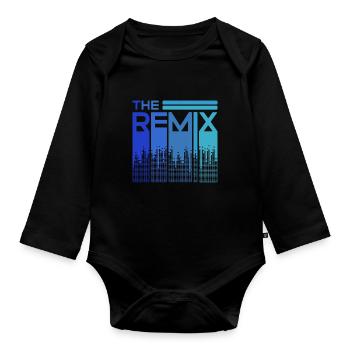 The Remix Partnerlook Papa fils fille Original - Body Bébé bio manches longues - noir - Devant