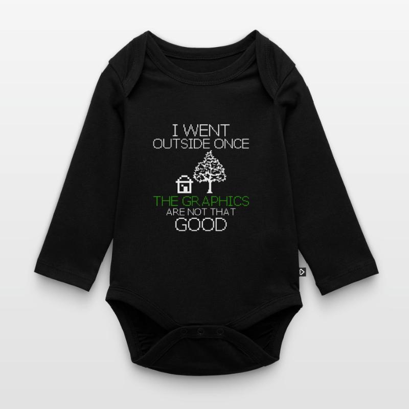 Programmierer Lustige Geschenkidee Baby Bio-Langarm-Body