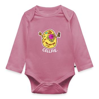 Cell-Fie Funny Science Biology - Body Bébé bio manches longues - mauve - Devant