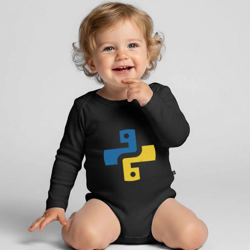 Langage de programmation Python Body Bébé bio manches longues