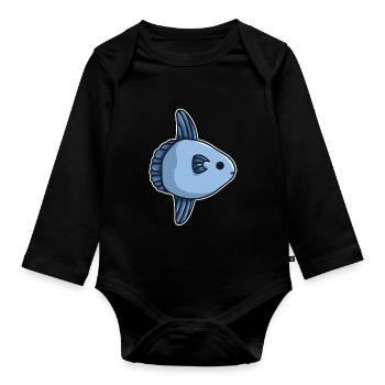 Sunfish Messieurs Sunfish Mola Sunfish Faith - Body Bébé bio manches longues - noir - Devant