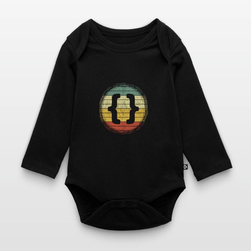 Web developer HTML code CSS programmer Organic Longsleeve Baby Bodysuit