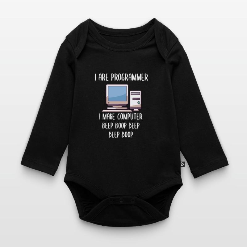 Je suis programmeur en programmation Body Bébé bio manches longues