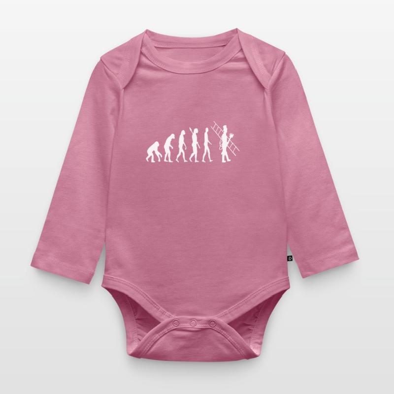 Évolution du ramoneur Évolution du ramoneur Body Bébé bio manches longues
