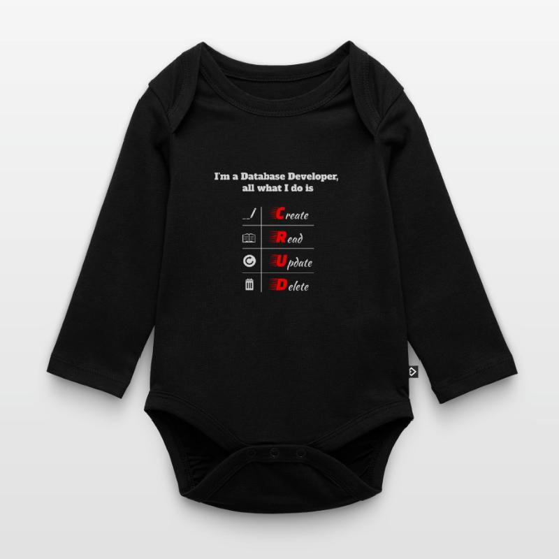 Database Developer, CRUD, Datenbanken, SQL, DBA Baby Bio-Langarm-Body